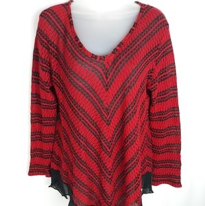 CATO   Knit Top Red Size XL
